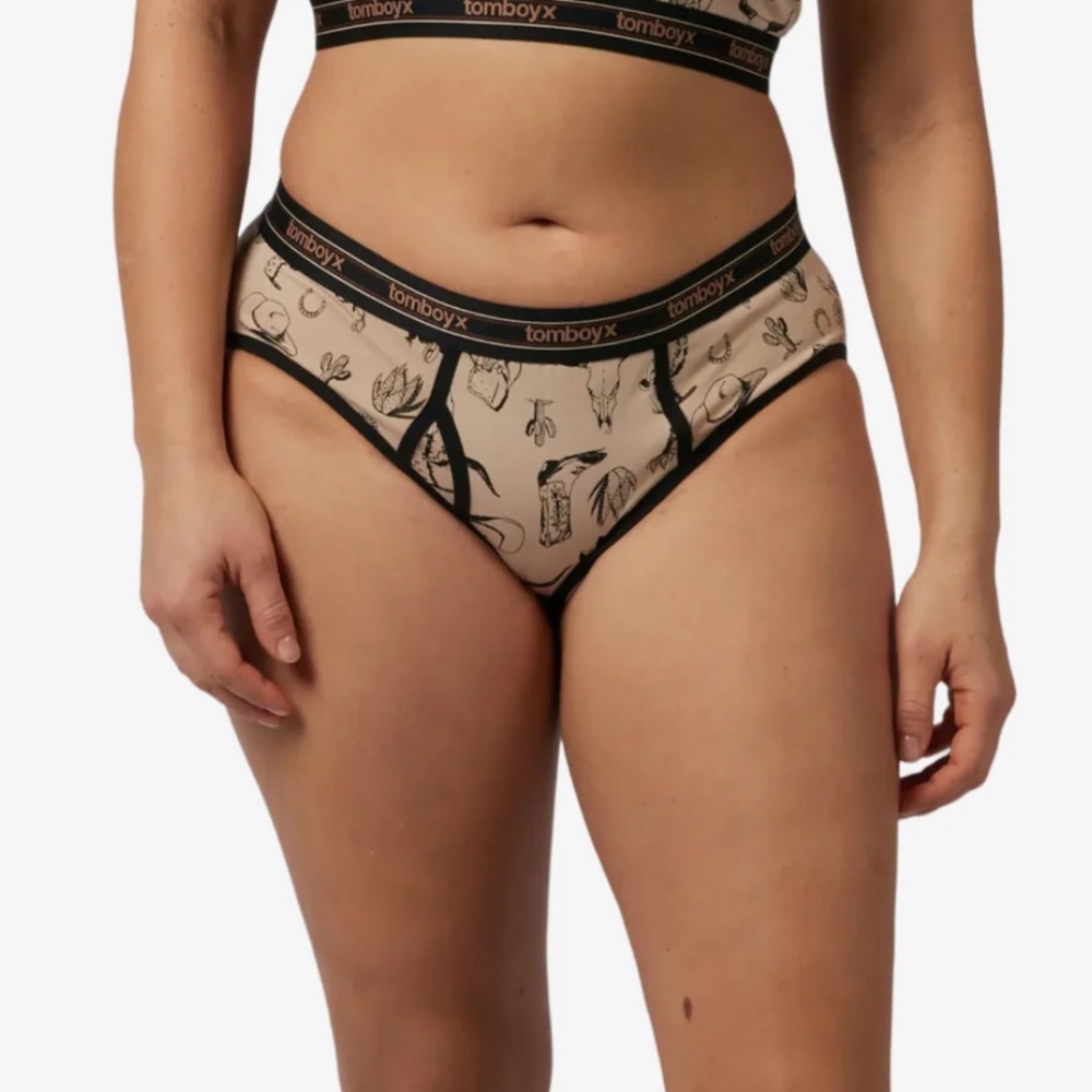 TomboyX Outlaw Spirit Patterned Briefs size M NEW IN PACKAGE